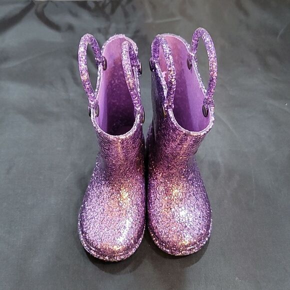 BRAND NEW CHIEF KIDS GIRL'S GLITTER PVC BOOT (Toddler/Little Kid) - Picture 3 of 16